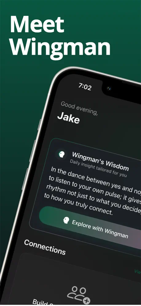 Wingman app screenshot 1